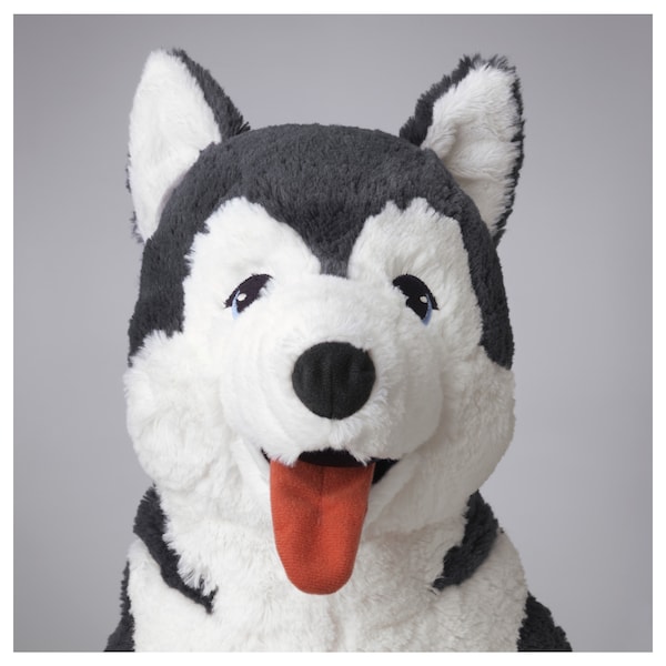 IKEA LIVLIG soft toy, dog/siberian husky, 22 1/2 in, Ikea Ireland | 7192ZSDBX