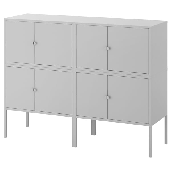 IKEA LIXHULT storage combination, 47 1/4x13 3/4x36 1/4 in Gray, Ikea Ireland | 5283DLJMH