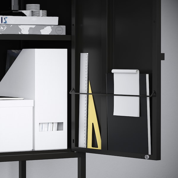 IKEA LIXHULT storage combination, anthracite, 55 1/8x13 3/4x32 1/4 in, Ikea Ireland | 9314FZLSB