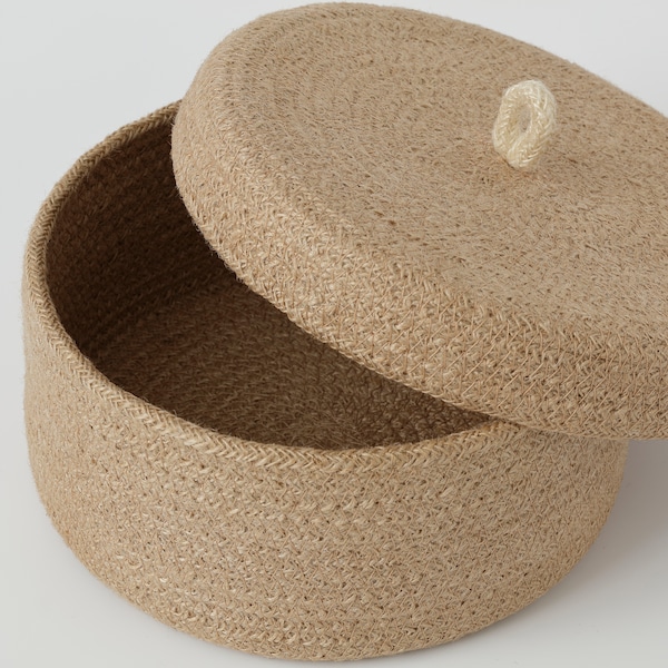 IKEA LJUNGAN basket with lid, 7 7/8x3 7/8 in, Ikea Ireland | 7450YSCAO