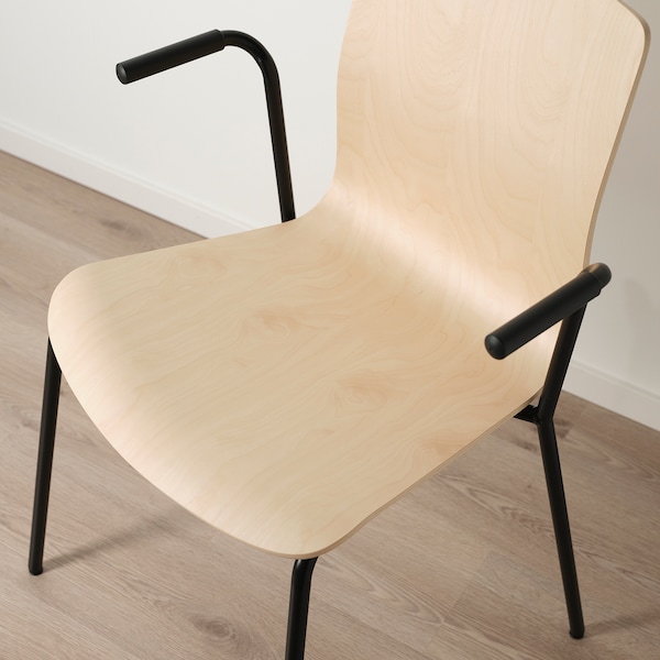 IKEA LÄKTARE conference chair Birch Veneer / Black, Ikea Ireland | 1973LNOEU
