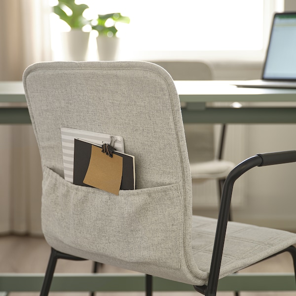 IKEA LÄKTARE conference chair Light Beige / Black, Ikea Ireland | 9513XHUWC