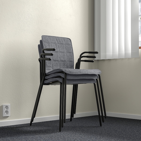 IKEA LÄKTARE conference chair Medium Gray / Black, Ikea Ireland | 5943TPMWN