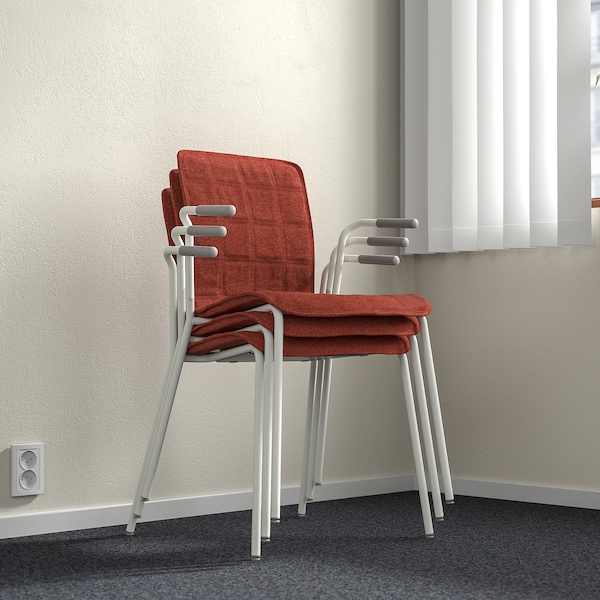 IKEA LÄKTARE conference chair Red / White, Ikea Ireland | 2405GJSVM