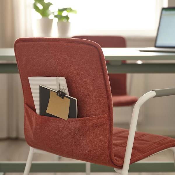 IKEA LÄKTARE conference chair Red / White, Ikea Ireland | 2405GJSVM