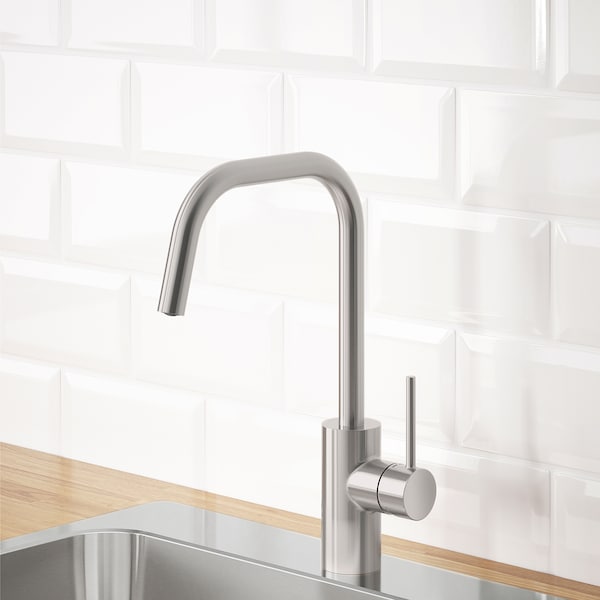 IKEA ÄLMAREN Kitchen faucet, stainless steel color, Ikea Ireland | 6495ABDTJ