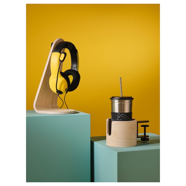 IKEA LÅNESPELARE headset stand, ash veneer, Ikea Ireland | 3851IKPHU