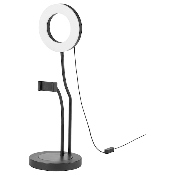 IKEA LÅNESPELARE ring lamp with phone holder, Ikea Ireland | 6728JXHQU