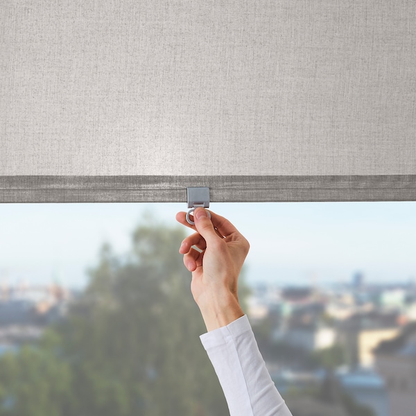 IKEA LÅNGDANS roller blind, 23x76 ¾ in Gray, Ikea Ireland | 5816XGIMN