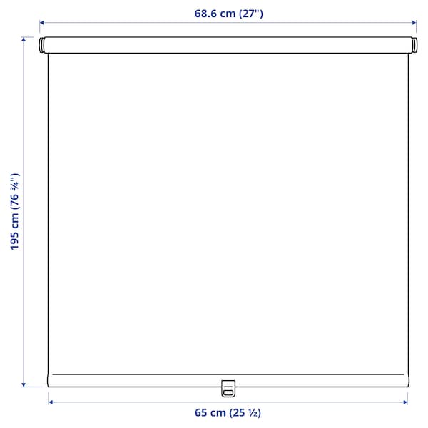 IKEA LÅNGDANS roller blind, 27x76 ¾ in Gray, Ikea Ireland | 2814AORFD