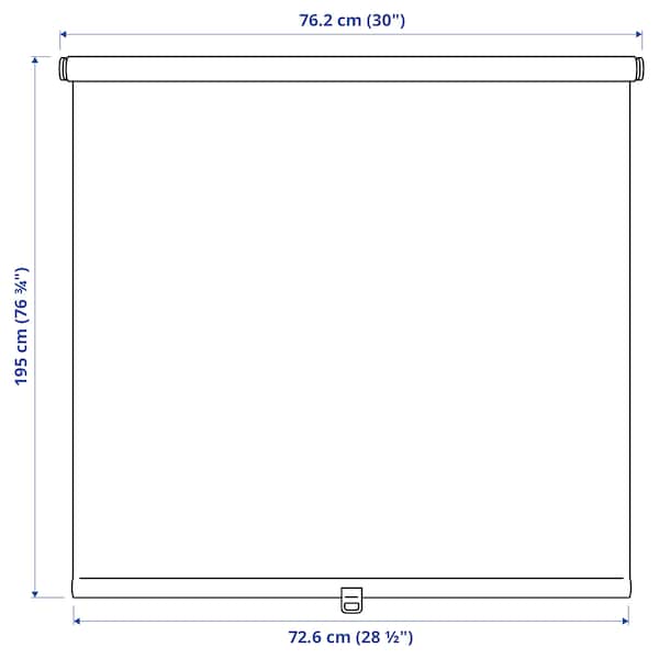 IKEA LÅNGDANS roller blind, 30x76 ¾ in Gray, Ikea Ireland | 8073KNSAL