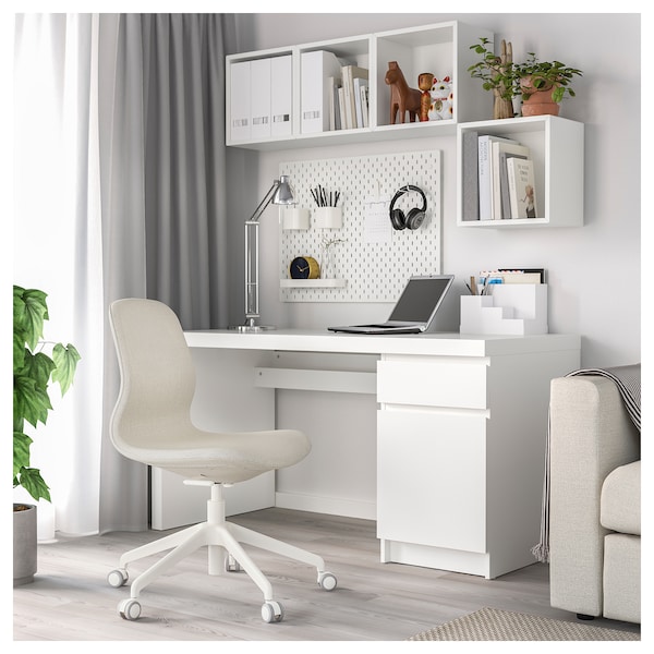 IKEA LÅNGFJÄLL conference chair Gunnared Beige / White, Ikea Ireland | 3675JCLUB