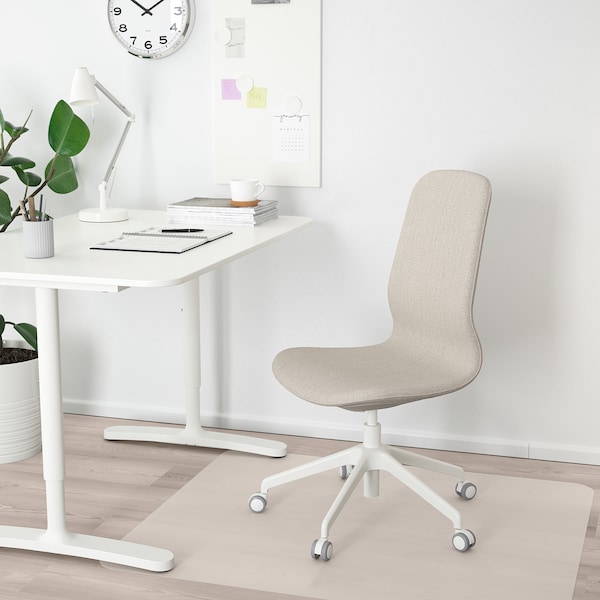 IKEA LÅNGFJÄLL conference chair Gunnared Beige / White, Ikea Ireland | 4789YUHZP