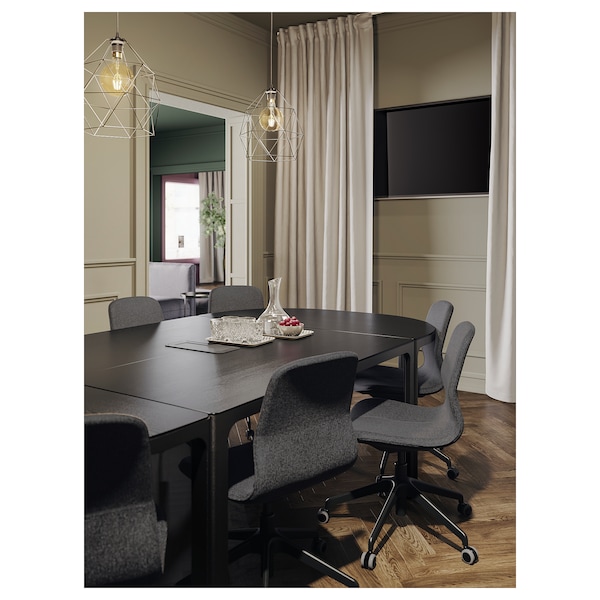 IKEA LÅNGFJÄLL conference chair Gunnared Dark Gray / Black, Ikea Ireland | 6974CRMVS