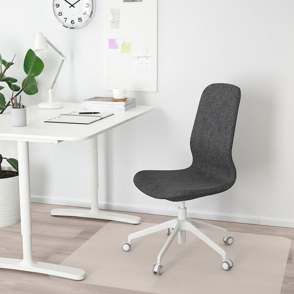 IKEA LÅNGFJÄLL conference chair Gunnared Dark Gray / White, Ikea Ireland | 3951ZJPMO