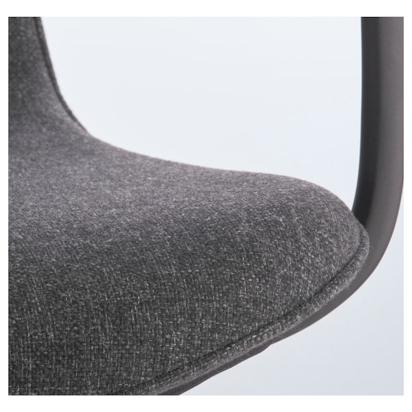 IKEA LÅNGFJÄLL conference chair with armrests Gunnared Dark Gray / Black, Ikea Ireland | 4186WAYIQ