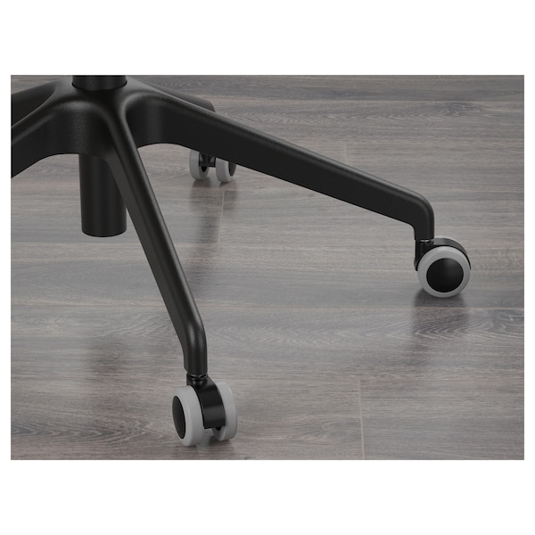 IKEA LÅNGFJÄLL conference chair with armrests Gunnared Dark Gray / Black, Ikea Ireland | 4186WAYIQ