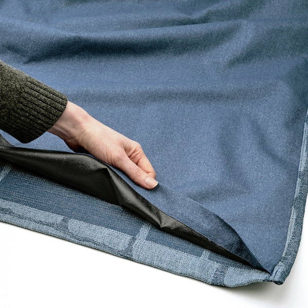 IKEA LÖNNSTÄVMAL black-out curtains, 1 pair, 57x98 in Blue, Ikea Ireland | 2390WAIGD