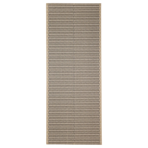 IKEA LOBBÄK rug flatwoven, in/outdoor, beige, 2\'7 inx6\'7 in, Ikea Ireland | 7592NYLZU