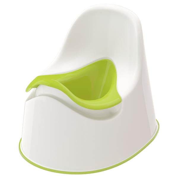 IKEA LOCKIG children\'s potty White / Green, Ikea Ireland | 6134FACQV