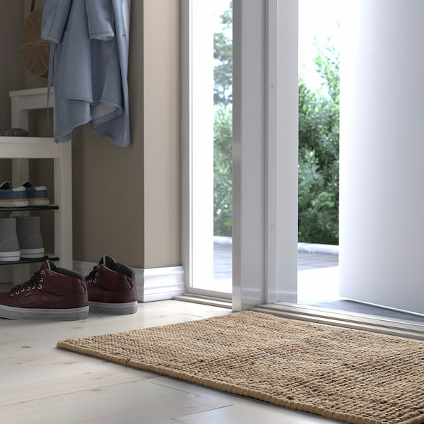 IKEA LOHALS door mat, indoor, 2'0 inx2'11 in Natural, Ikea Ireland | 0416QOASE