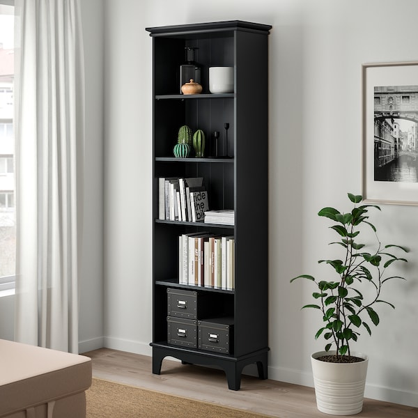 IKEA LOMMARP Bookcase, 25 5/8x78 3/8 in Black, Ikea Ireland | 9036AEJGS