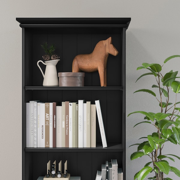 IKEA LOMMARP Bookcase, 25 5/8x78 3/8 in Black, Ikea Ireland | 9036AEJGS