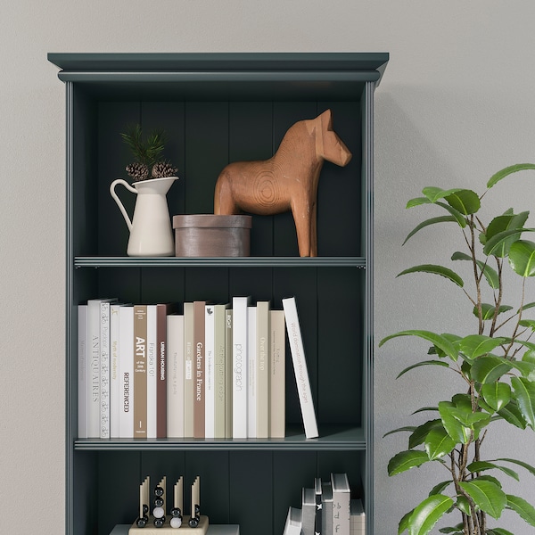 IKEA LOMMARP Bookcase, 25 5/8x78 3/8 in Dark Blue / Green, Ikea Ireland | 0976TAQOL