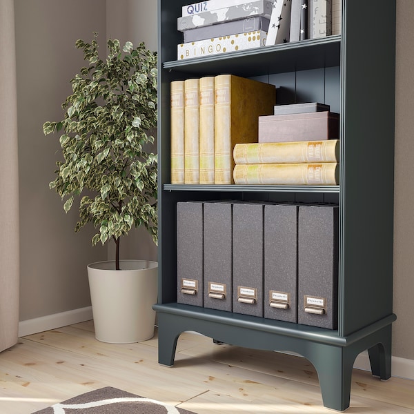 IKEA LOMMARP Bookcase, 25 5/8x78 3/8 in Dark Blue / Green, Ikea Ireland | 0976TAQOL