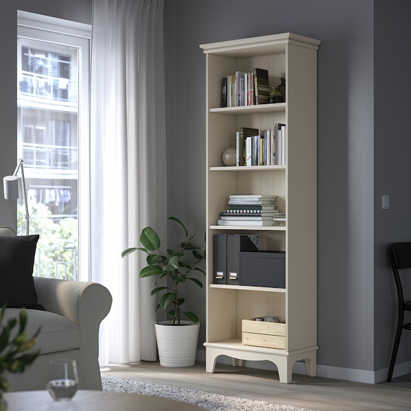 IKEA LOMMARP Bookcase, 25 5/8x78 3/8 in Light Beige, Ikea Ireland | 8451CRFTV