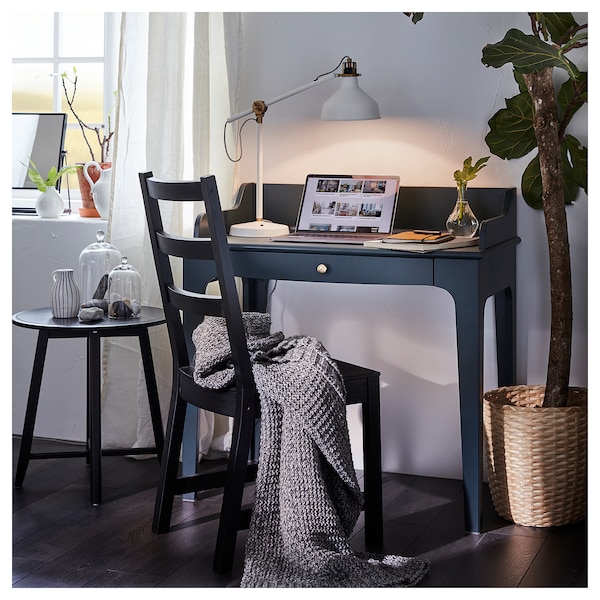 IKEA LOMMARP Desk, 35 3/8x21 1/4 in Dark Blue / Green, Ikea Ireland | 6853CWJVI