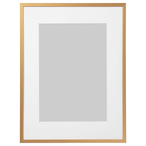 IKEA LOMVIKEN frame, 12x16 in Gold, Ikea Ireland | 1654PQEMU