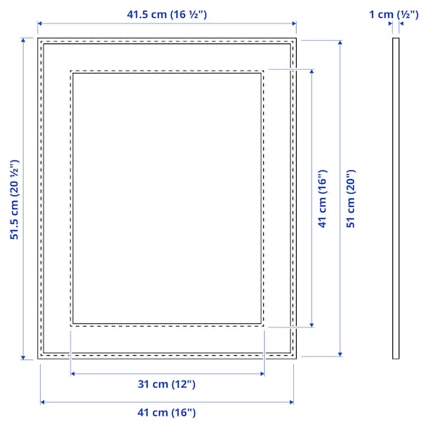 IKEA LOMVIKEN frame, 16x20 in Black, Ikea Ireland | 1206VEGRJ