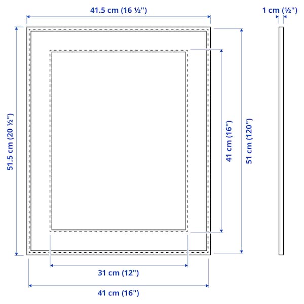 IKEA LOMVIKEN frame, 16x20 in Gold, Ikea Ireland | 7306IJMGL