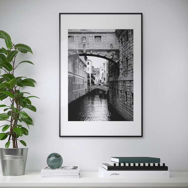 IKEA LOMVIKEN frame, 24x35 ¾ in Black, Ikea Ireland | 6821LCFYR