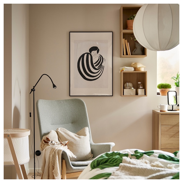 IKEA LOMVIKEN frame, 24x35 ¾ in Black, Ikea Ireland | 6821LCFYR