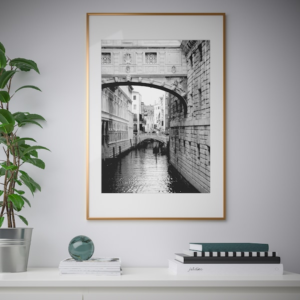 IKEA LOMVIKEN frame, 24x35 ¾ in Gold, Ikea Ireland | 0728EIHSR