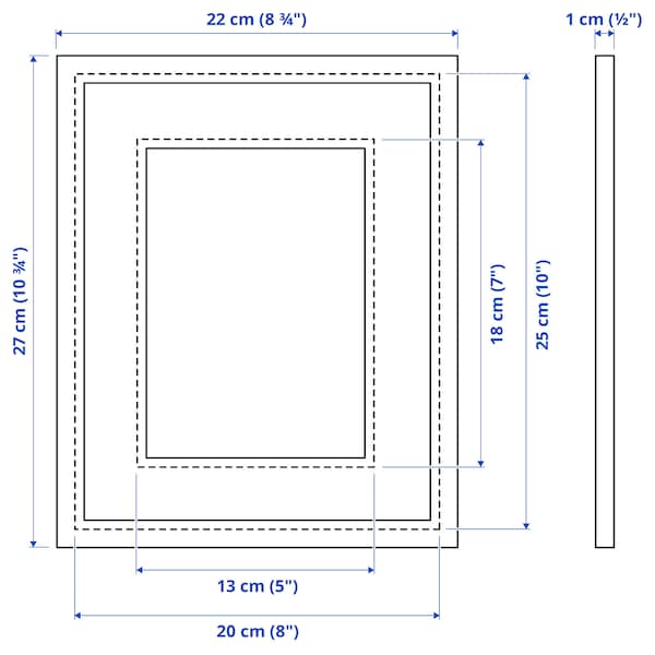 IKEA LOMVIKEN frame, 8x10 in Aluminum, Ikea Ireland | 2758LQOCR
