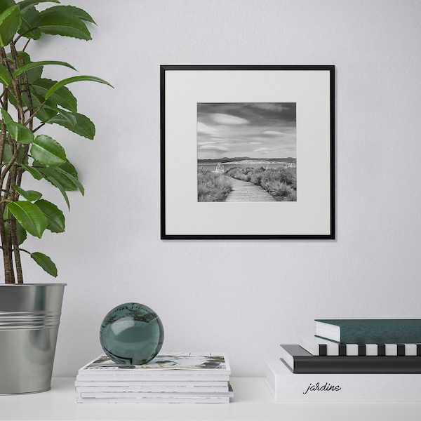 IKEA LOMVIKEN frame, black, 12 ½x12 ½ in, Ikea Ireland | 1836DJRHB