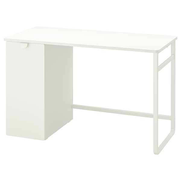 IKEA LÄRANDE desk with pull-out storage unit, white, 47 1/4x22 7/8 in, Ikea Ireland | 7208CMQLG