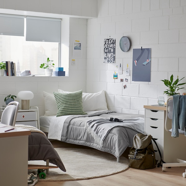 IKEA LÅSBRÄKEN comforter, Twin/Twin X-long Gray, Ikea Ireland | 8416BVIJZ