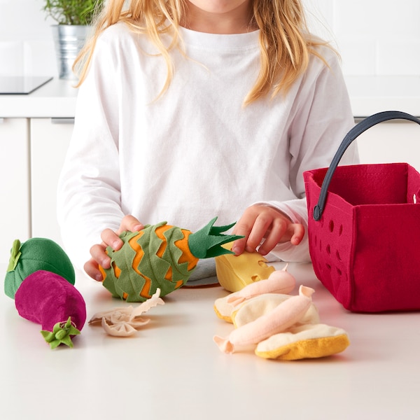 IKEA LÅTSAS 11-piece shopping basket set, Ikea Ireland | 8631SWRDY