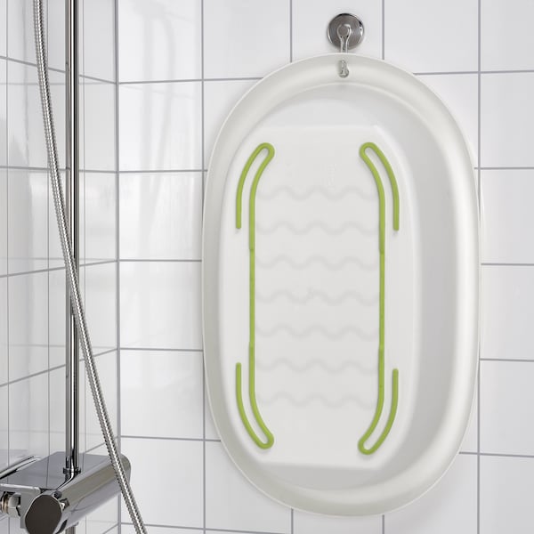 IKEA LÄTTSAM baby bath, white/green, Ikea Ireland | 0379OMWZV