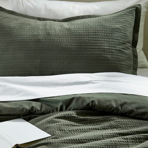 IKEA LUKTVICKER comforter set, Full/Queen Green, Ikea Ireland | 8523WIBOX