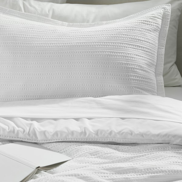 IKEA LUKTVICKER comforter set, Full/Queen White, Ikea Ireland | 6371WDPTF