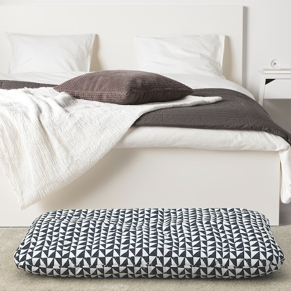 IKEA LURVIG cushion, black/triangle, 24 ½x39 ¼ in, Ikea Ireland | 4198KTZXL