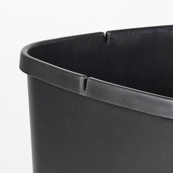 IKEA LÖVKVAST bin with lid, black, 13 gallon, Ikea Ireland | 6415LQIKY