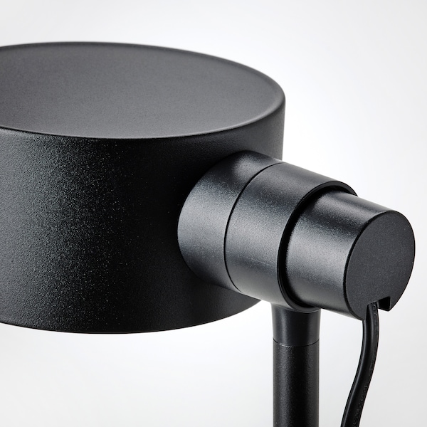 IKEA LÖVMÅNAD work lamp with LED bulb, black, Ikea Ireland | 6849IJQNB