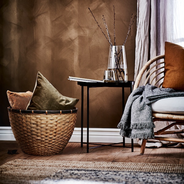 IKEA LÖVRÄFSA basket, bamboo, 19 ¾x12 ½ in, Ikea Ireland | 0478IOSRZ