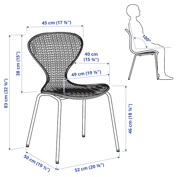 IKEA ÄLVSTA chair, handmade rattan/Sefast black Black, Ikea Ireland | 6105UPERT
